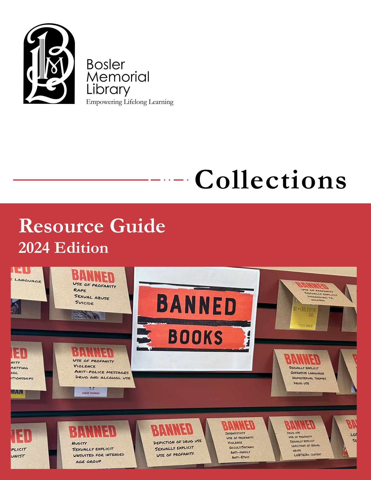 2024 Collections Guide: Display of Banned Books