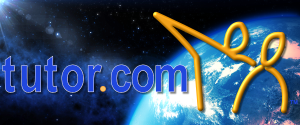 Stylized figures pointing upwards into space