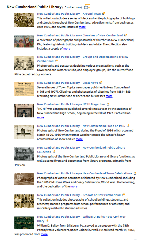 Titles of Archival Collections