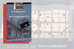 Old map of New Cumberland PA
