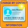 ID photo for changing contact information