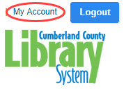 My Account access in Encore catalog