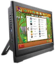AWE Computer showing opening screen