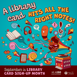 September is library card sign-up month