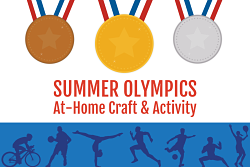 Olympic Medals on Ribbons