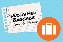 Orange Luggage Icon