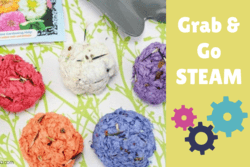 Image of colorful seed bombs