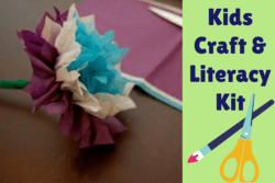Image of tissue paper flower