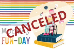 "Canceled" text over Teen FUN-day image