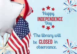 Library closed for July 4th