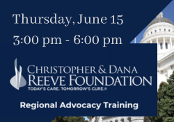 Christopher and Dana Reeve Foundation National Advocacy Training