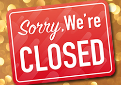 Closed sign