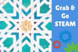 Image of colorful symmetrical art